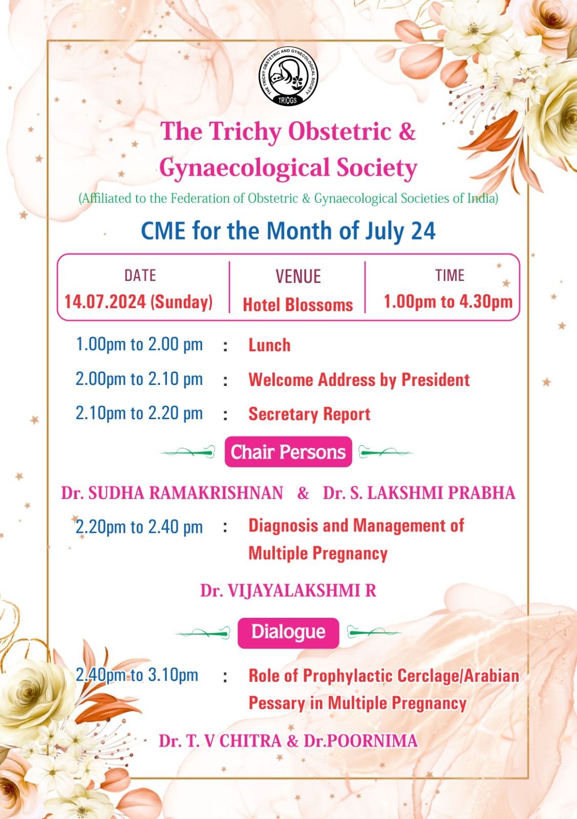 Monthly Conference, Trichy - Jul 2024 — photograph 10