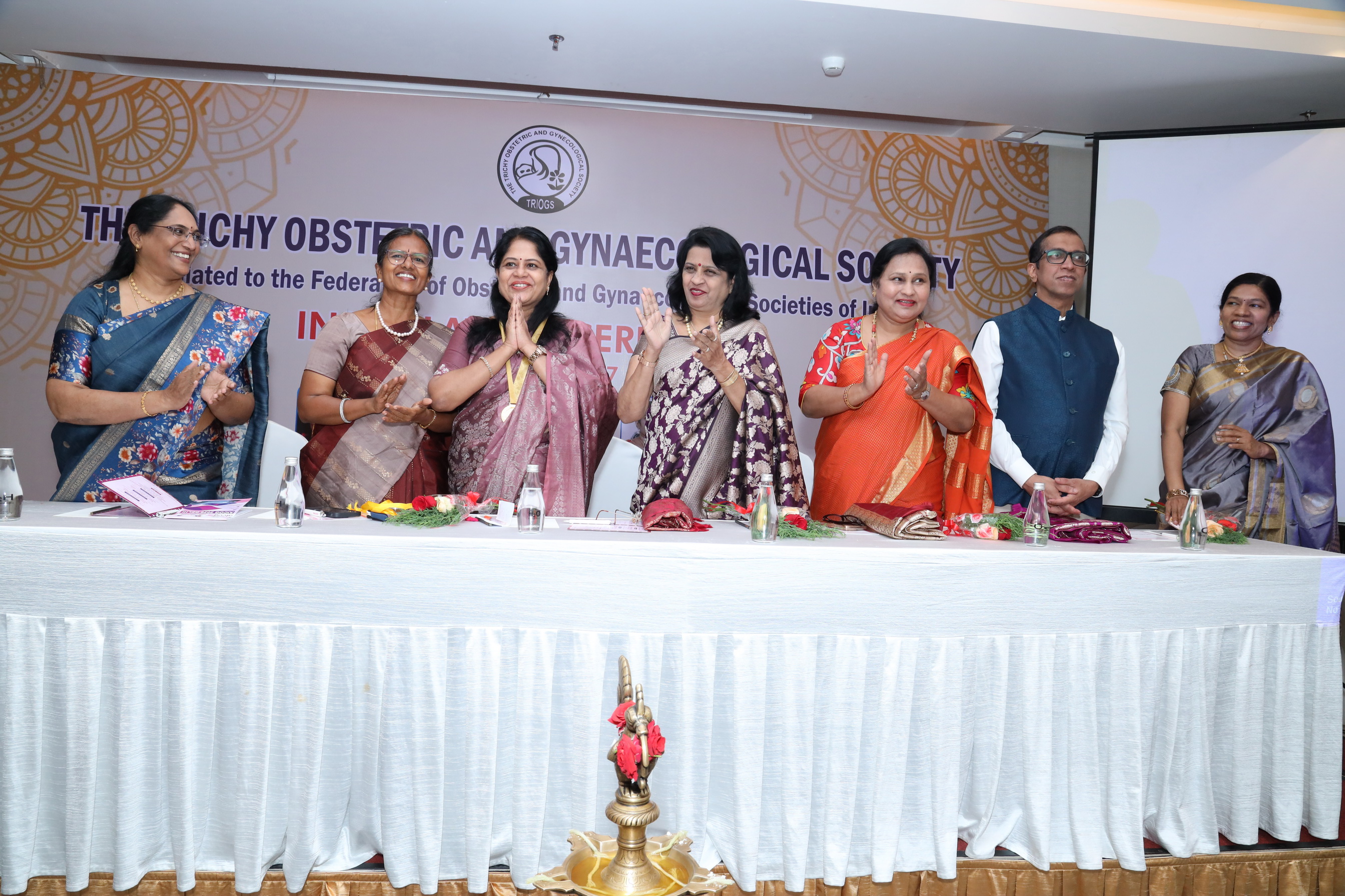 Members of TRIOGS at the January 2026 conference in Trichy